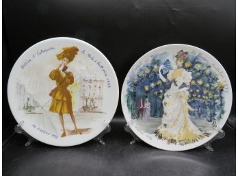 D'Arceau Limoges 'Helene' & 'Sarah' Plates - Lot Of 2