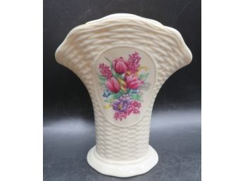 Lenox Porcelain Flared Floral Vase