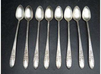 National Silver Co. Silver Plated Iced Tea Spoons - Set Of 6