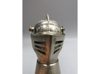 Medieval Knight Helmet Bottle Stopper/pourer - Vintage