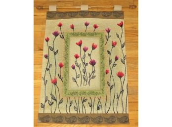 Camille Wall Hanging With Wooden Dowel Hanger