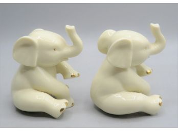 Lenox Porcelain Elephant Figurines - Lot Of 2