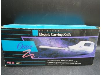 Oster Electric Carving Knife - In Original Box