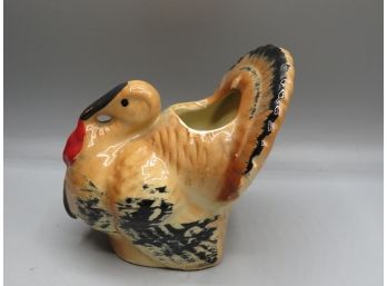 Ceramic Turkey Utensil Holder