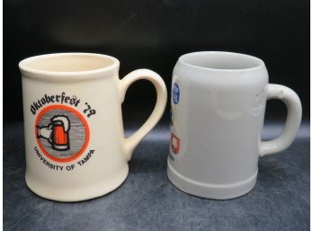 Ceramic German Mugs, Oktober Fest '79 - Lot Of 2