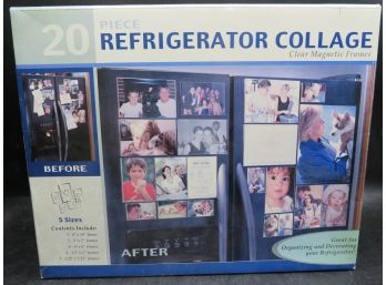 Refrigerator Collage Clear Magnetic Frames - Incomplete Set - 8 Frames