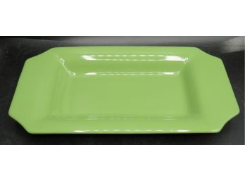Taste Of Home Entertaining Green Rectangular Serving Platter With Original Box
