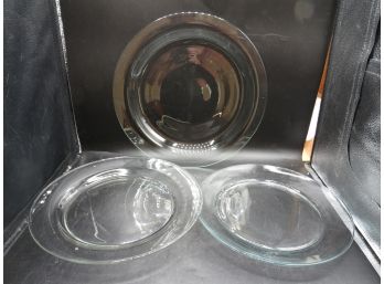 Glass Plates - Lot Of 3