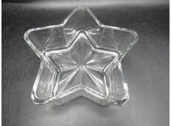 Glass Star-shaped Candy Bowl