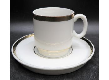 Demitasse Cup & Saucer Set - Service For 6 In Box