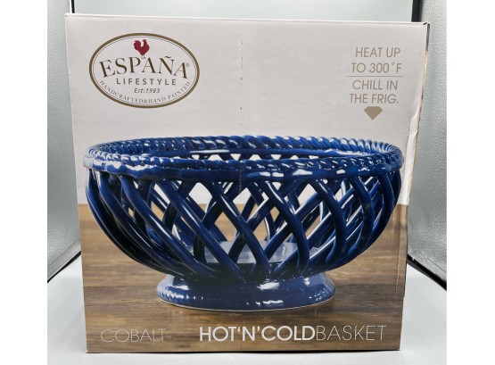 Espana Lifestyle Cobalt Blue Hot-n-Cold Basket - Box Included