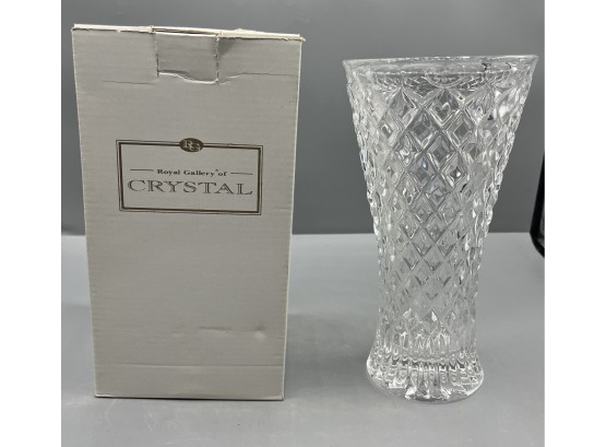 Royal Gallery Crystal Vase - Box Included