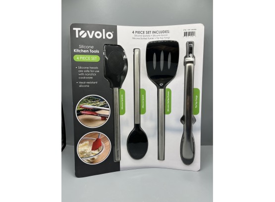 Tovolo 4-piece Stainless Steel/silicone Grill Accessory Set - NEW