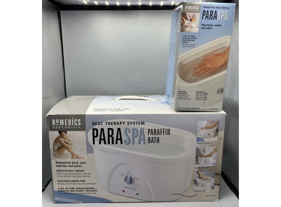 Homedics Para-spa Paraffin Bath - With Extra Wax Bag Included