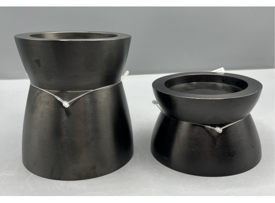 Hotel Collection Decorative Metal Votive Holders - 3 Total