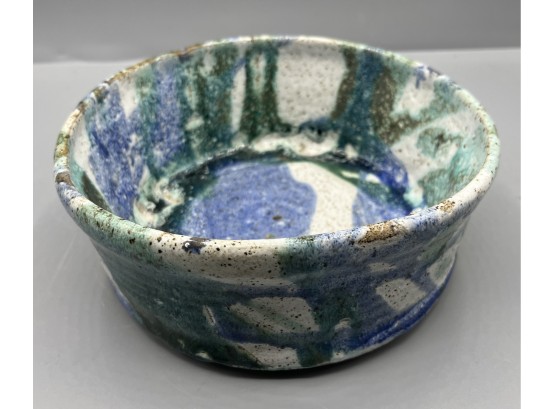 Decorative Hand Painted Clay Bowl