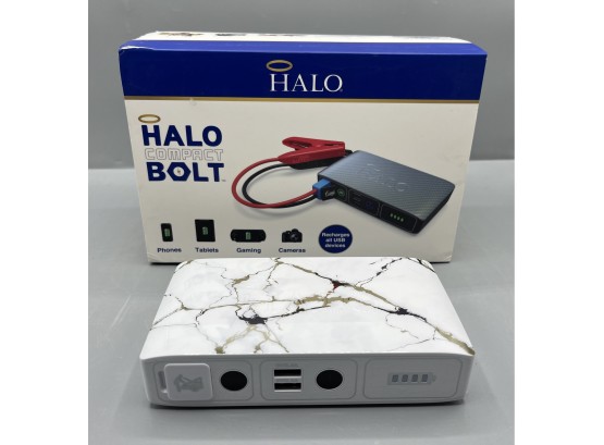Halo Compact Bolt Portable Battery Charger Good Housekeeping  - NEW With Box