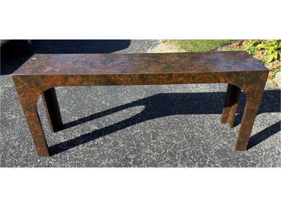 Mid Century Modern Parsons Console Table