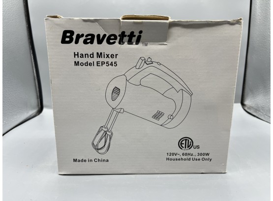 Bravetti Electric Hand Mixer - NEW In Box - Model EP545