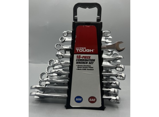 Hyper Tough 18-piece Combination Wrench Set