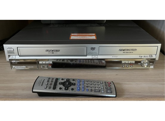 Panasonic DVD/VHS Recorder Combo Player With Remote Included - Model DMR-E75 Copy VHS TO DVD