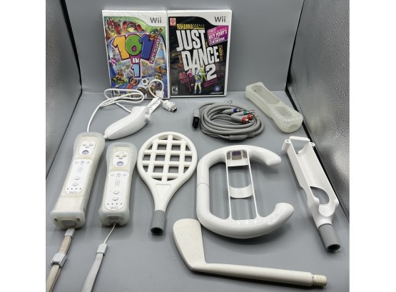 NEW Wii Games With Accessories