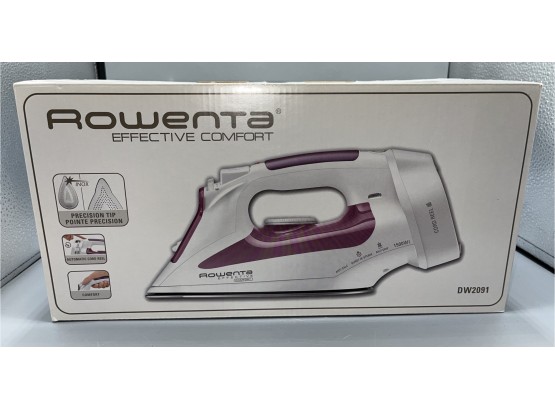 NIB Rowenta Effective Electric Comfort Iron - Model DW2091 - NEW In Box
