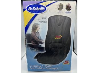Dr. Scholls Soothing Electric 5 Motor Full Cushion Massager - NEW In Box