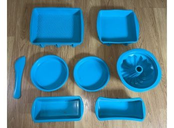 Silicone Cake Molds - 8 Pieces Total