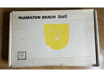 Hamilton Beach Scovill Electric Carving Knife And Board With Box - Model 9178