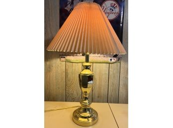 Decorative Polished Brass Table Lamps - 2 Total