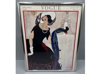 Decorative Vogue Cover Print Framed