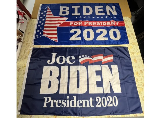 Biden 2020 Political Outdoor Flags -2 Total
