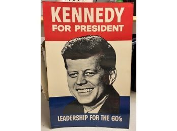 Reproduction Kennedy For President Political Advertising Poster