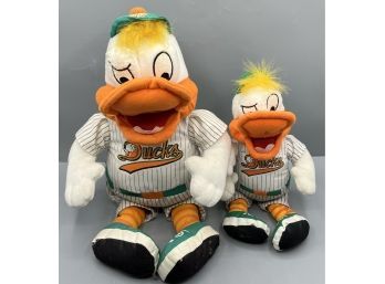 L.I Ducks Baseball Plush Dolls - 2 Total