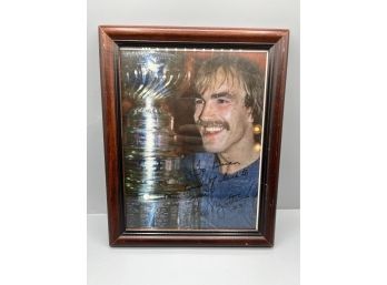 Bobby Nystrom Autographed Picture Framed