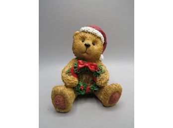 Resin Holiday Bear Figurine