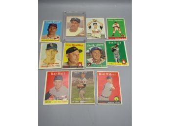 Topps 1950's Vintage Baseball Cards - Lot Of 11