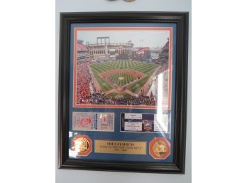 Shea Stadium 'home Of The New York Mets 1964-2008' Plaque