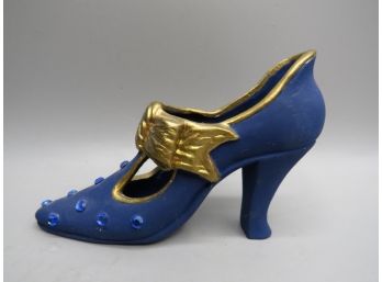 Ceramic Blue Shoe
