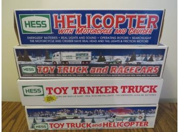 Hess Trucks In Original Box - Lot Of 4