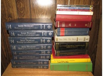 Bibles, Religious Themed Books - Lot Of 21