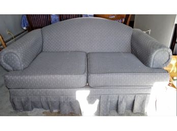 Levitz Furniture Blue Fabric Love Seat