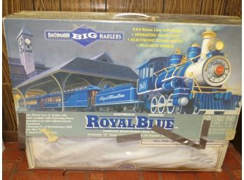 Bachman Big Haulers 4-6-0 Steam Loco Royal Blue Electrically Operated Train Set
