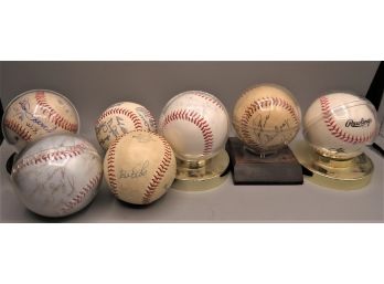 Autographed Baseballs - Lot Of 7
