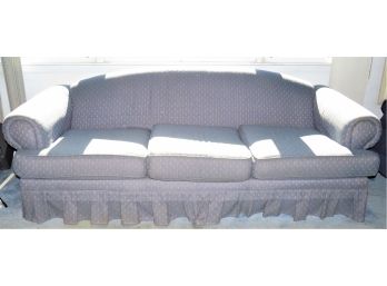 Levitz Furniture Blue Fabric Sofa