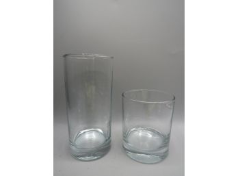 Libbey Glasses - (6) Cooler Glasses 15.1 Oz & (6) Rock Glasses 11.2oz - Total 12 Glasses