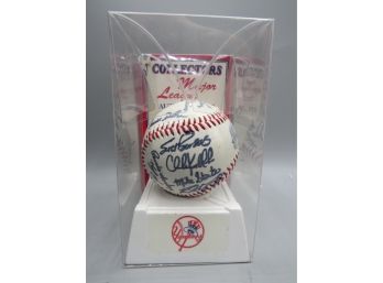 Yankees Major League Autographed Baseball