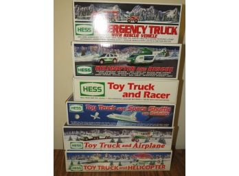 Hess Trucks In Original Box - Lot Of 6