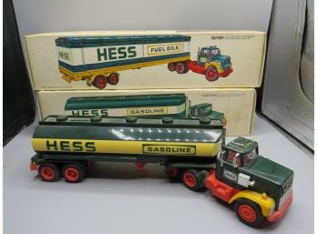 Hess Fuel Oils Trucks - Lot Of 3 (2 Have Original Boxes)